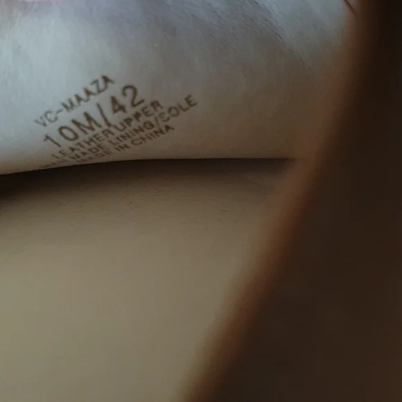 Vince Camuto Platform Maaza Wedge Leather Shoes Size 10 - Picture 6 of 12